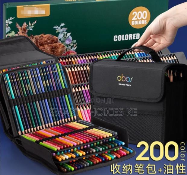 🍇 200 Slots Colored Lead Pencils Storage Bag - thumbnail 5