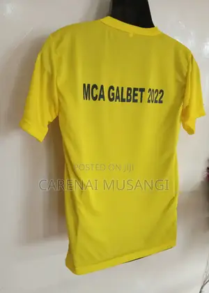 Yellow Polyester Promotion T-Shirts