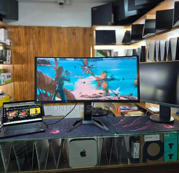 Lenovo G34w-30 Gaming Monitor 34′′ Ultrawide Curved ( - main view