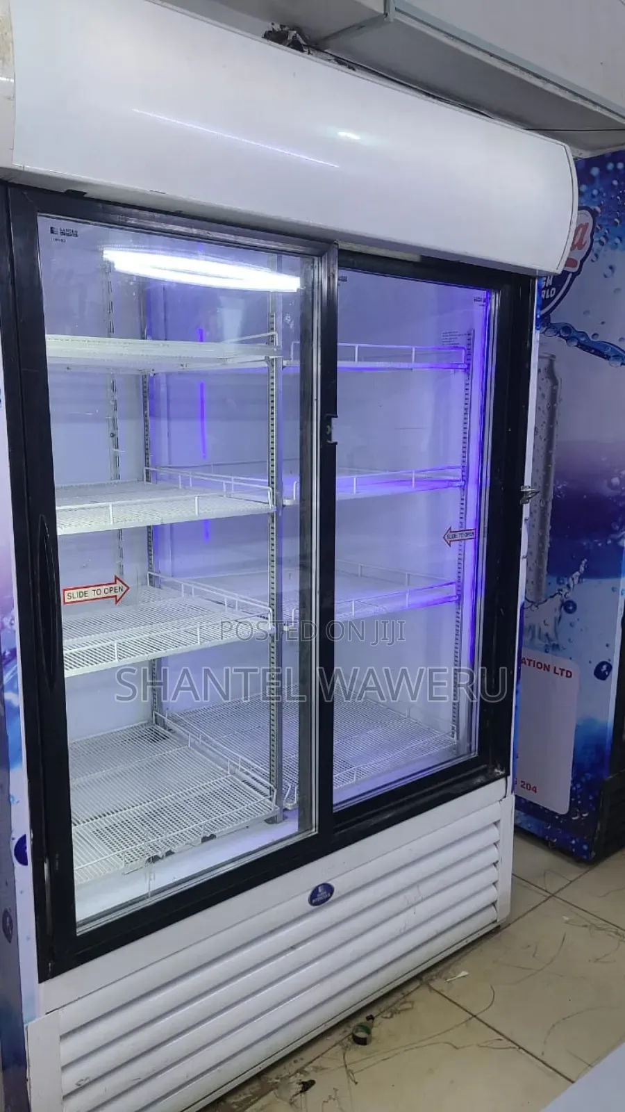 Big Display Refrigerator/ a Commercial for Shop Drinks