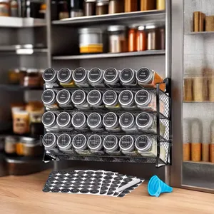 Glass Spice Jars Set*