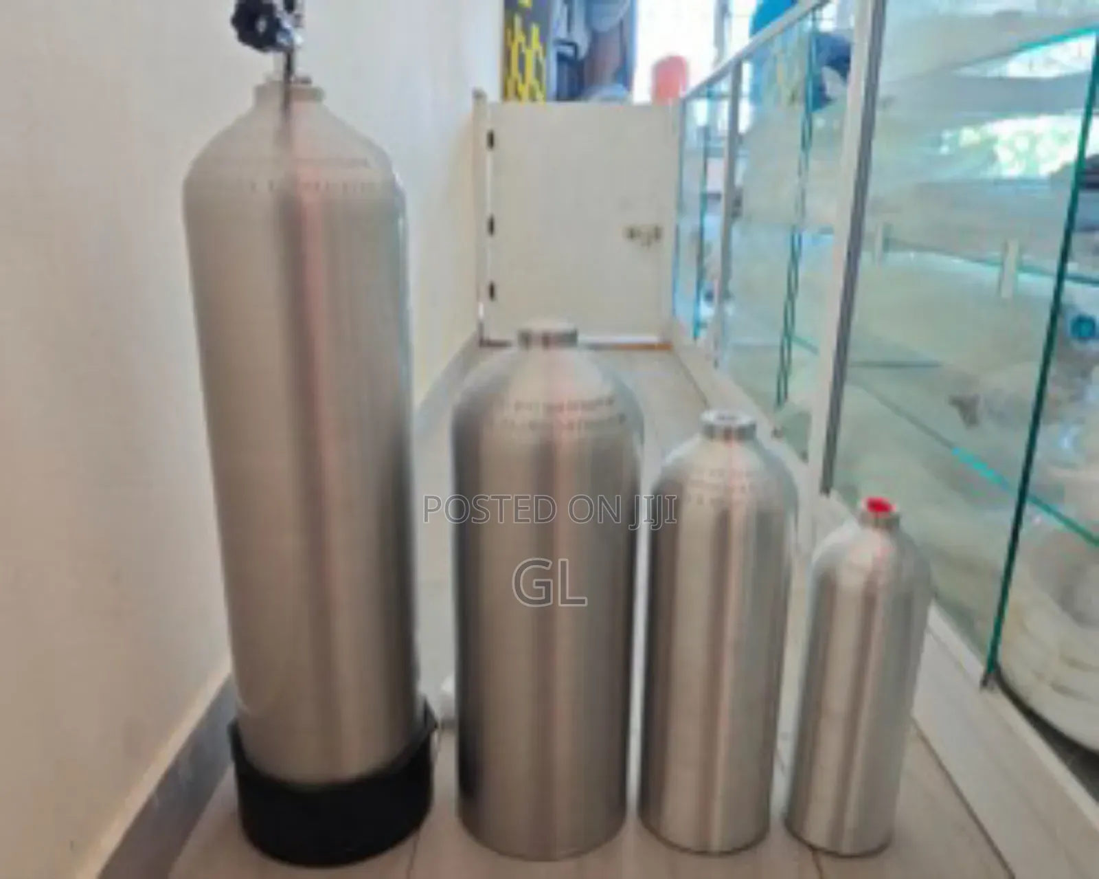 Aluminum Diving Tanks 12lts, 8lts, 4lts, 2lts