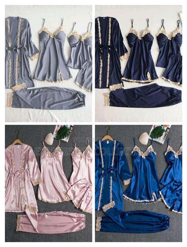 4pcs Silk Pajamas