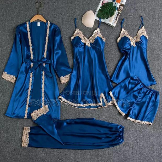 4pcs Silk Pajamas - thumbnail 2