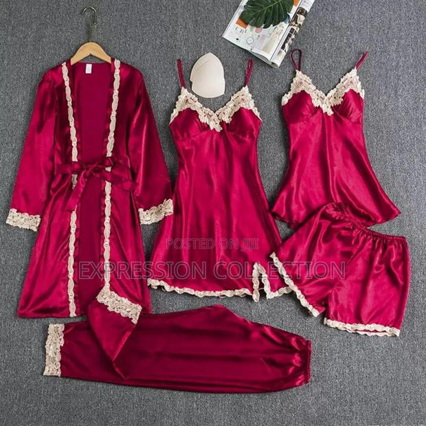 4pcs Silk Pajamas - thumbnail 3