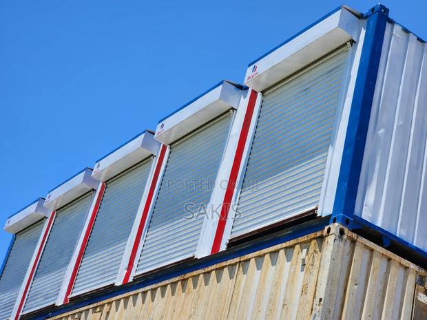 40ft High Cube Container Fabricated Into 5 Shops - main view