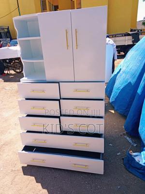 Kid's Wardrobe With Golden Handles - main view