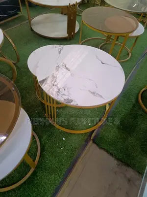 New! Marble Nesting Stools -- Two in One