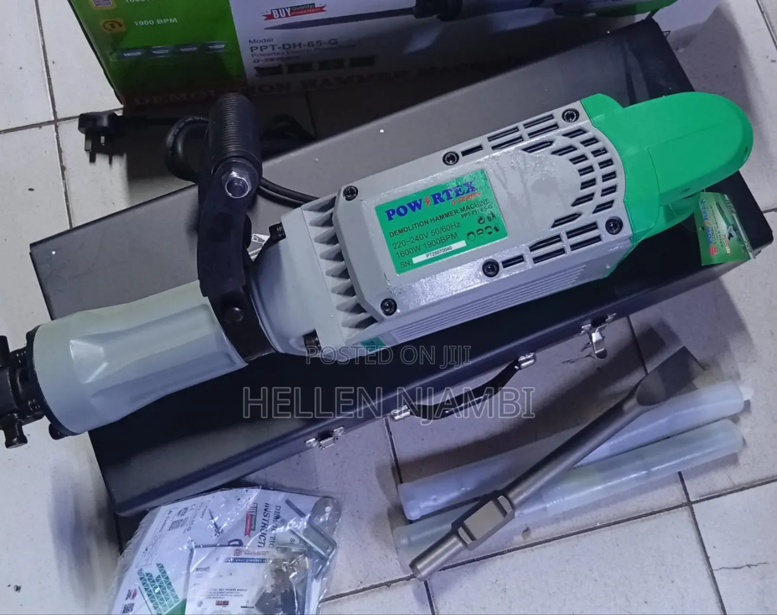 Powertex 1600watts Demolition Hammer