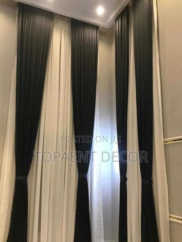 Black Elegant Curtains Where Every Fold Whispers Luxury - main view