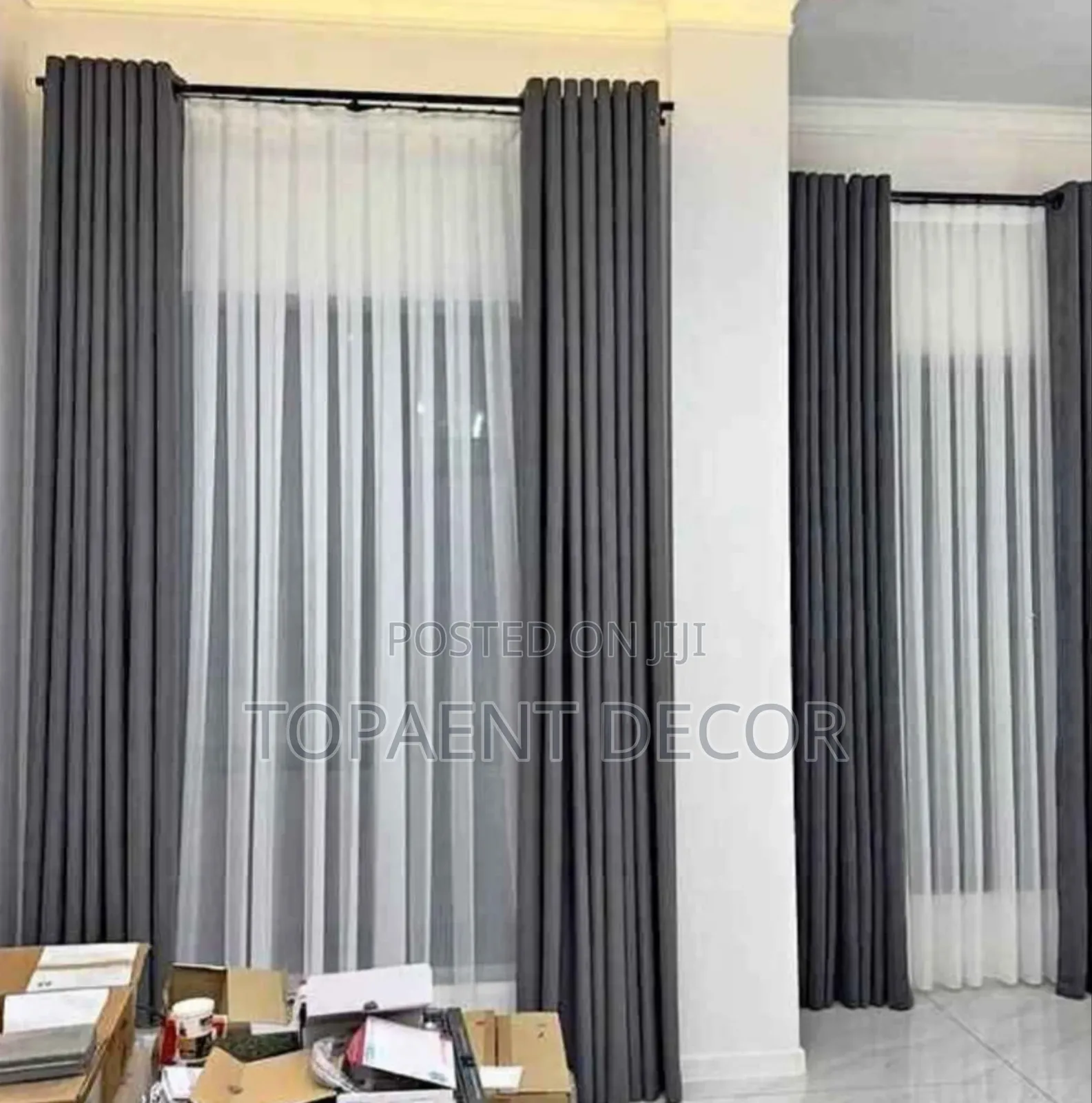 Drape Your Windows In Sophistication With Grey Elegant Window Curtains