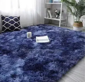 Plain Fluffy Carpets 5x8
