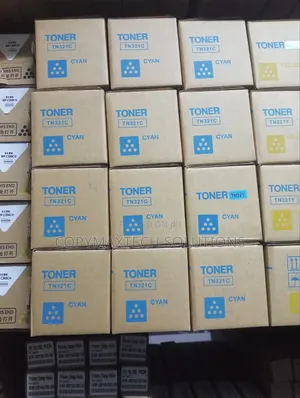 Cyan (C) Tn 321 Konica Minolta Biz Hub Toner Cartridges