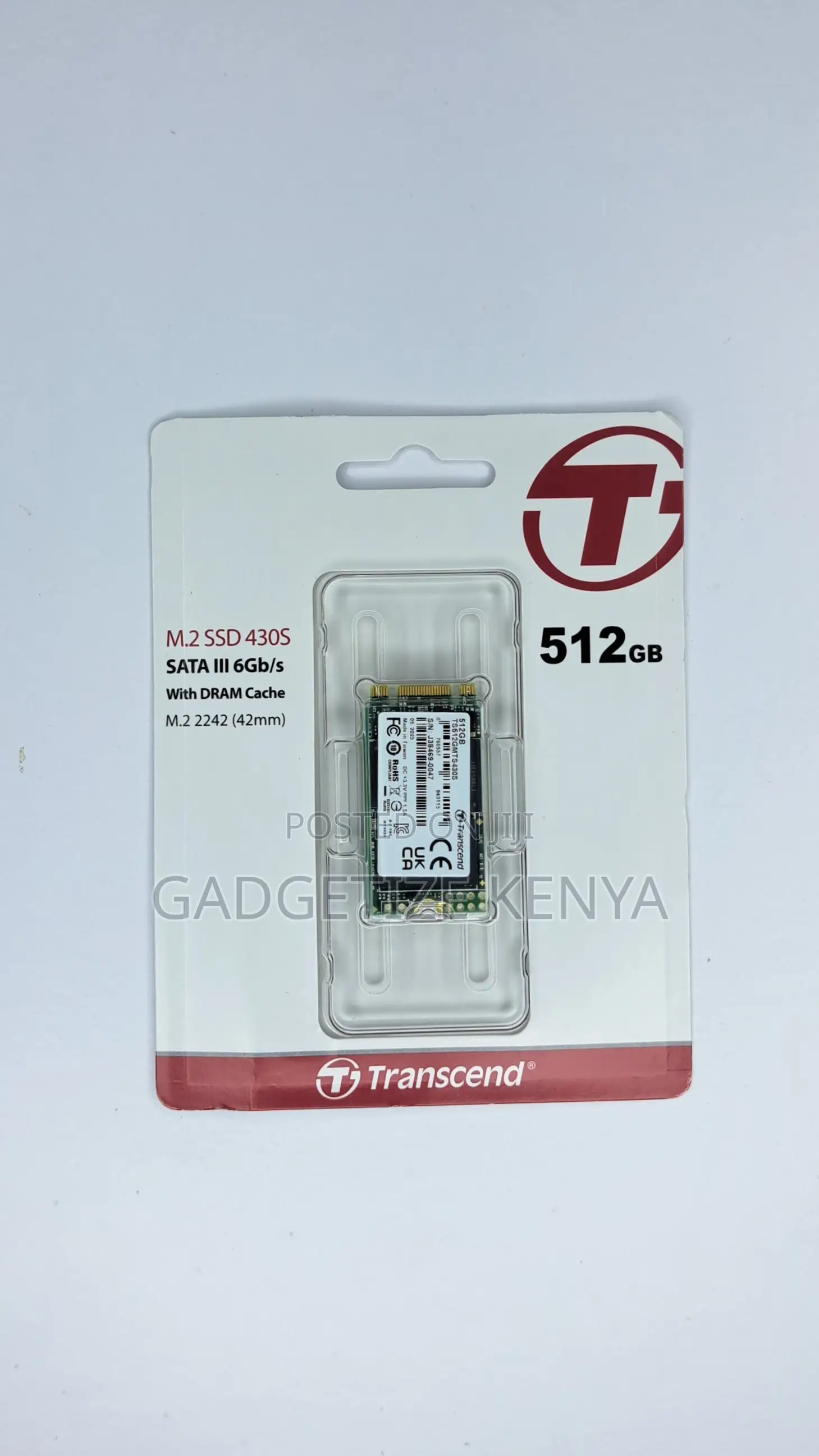 512gb Transcend M.2 2242 Sata SSD Drive