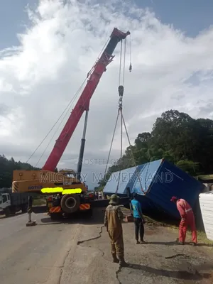 Trailer Cranes for Hoisting and Logistics Are at Hand