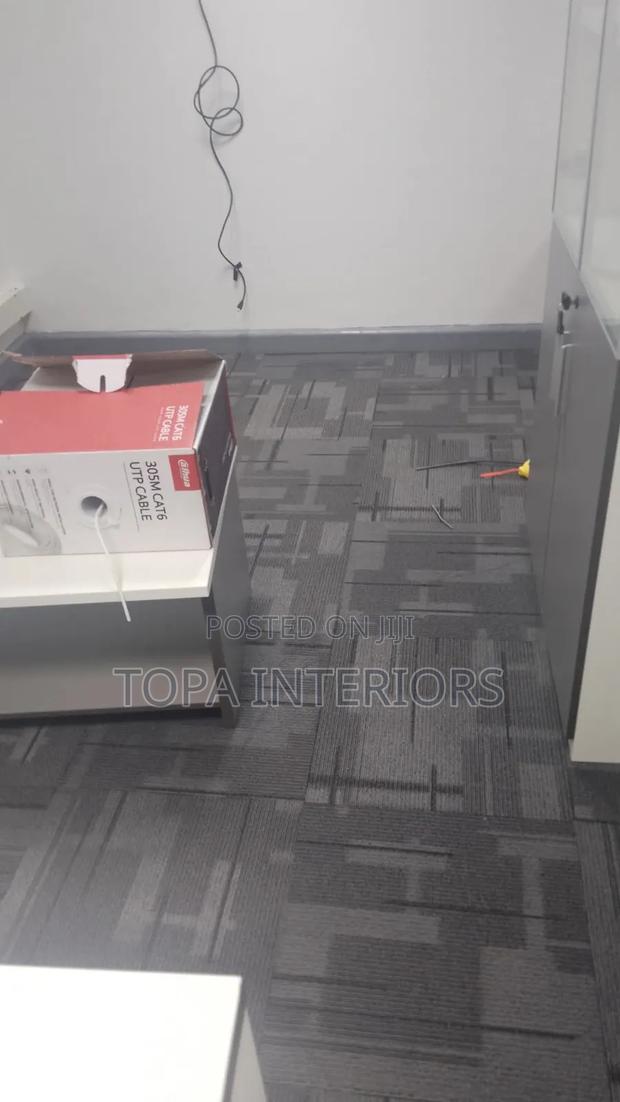 Elegan Gym Room Floor Tile Carpets With Rubber Backing Installation - main view