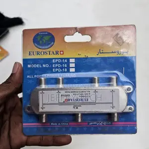 Eurostar Digital 6 Way Coaxial Cable Splitter Antenna