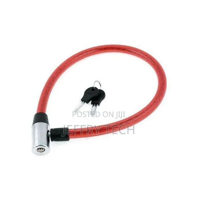 Multi Purpose Heavy Duty Steel Cable Anti Theft Key Bicycle/Bike Lock