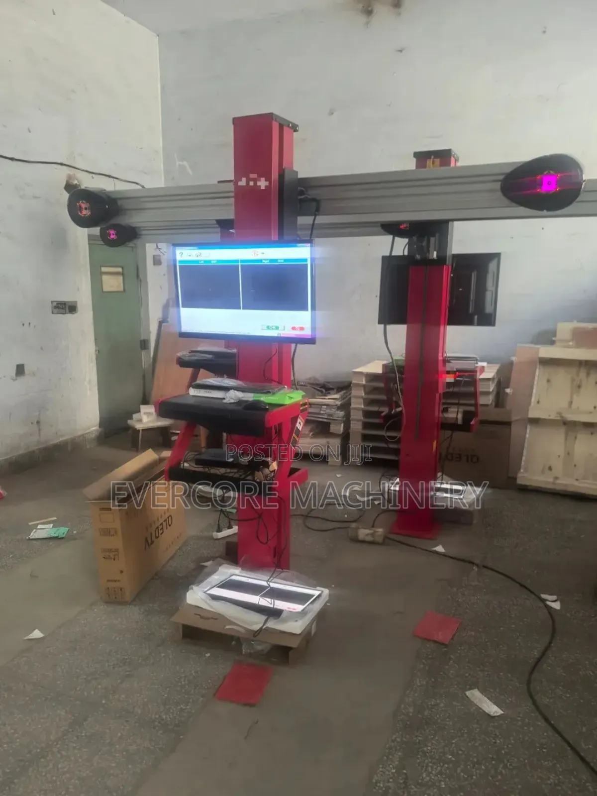 Computerized New Model Wheel Alignment Machine With 3 Year Warranty.