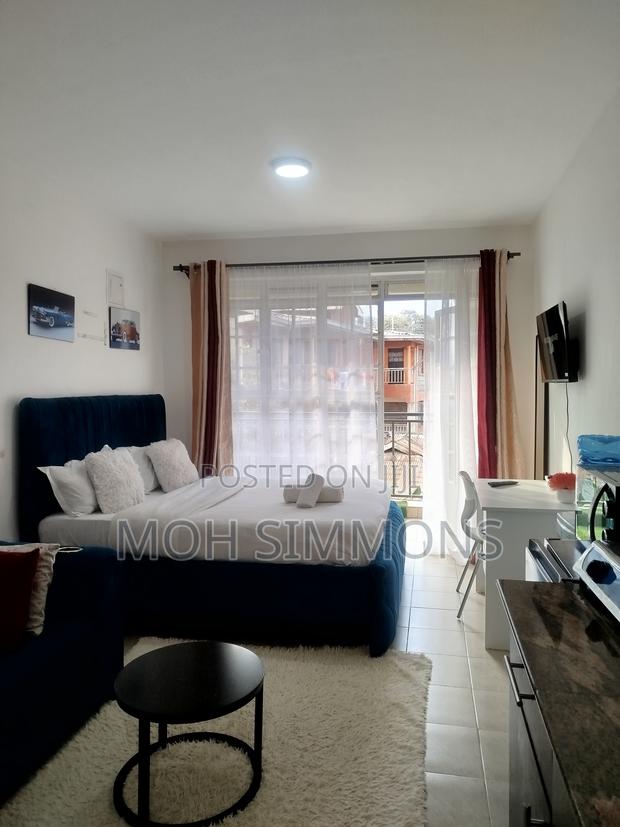 Fully Furnished Elegant Teal Studio Airbnb in Ruaka