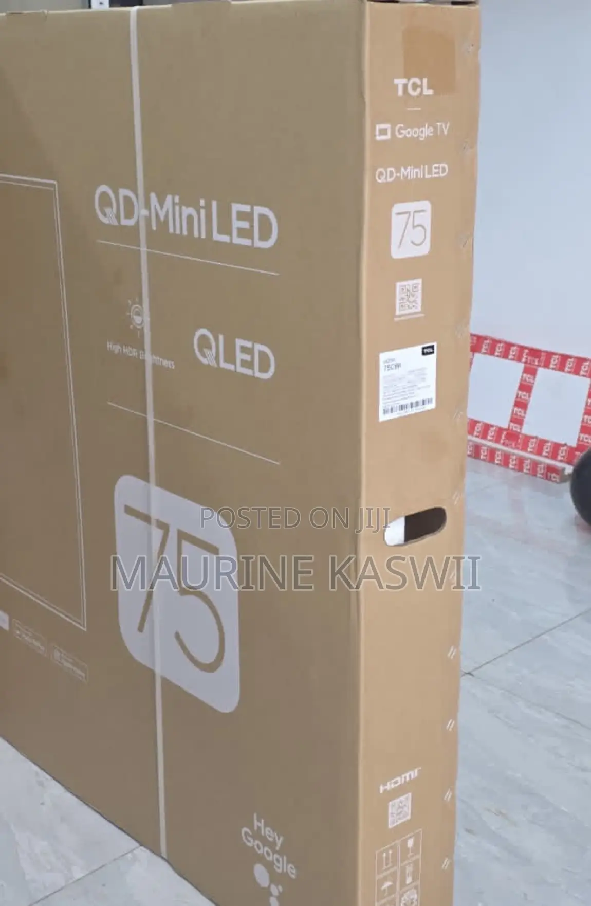 TCL 75” C6k Qd- Miniled Google