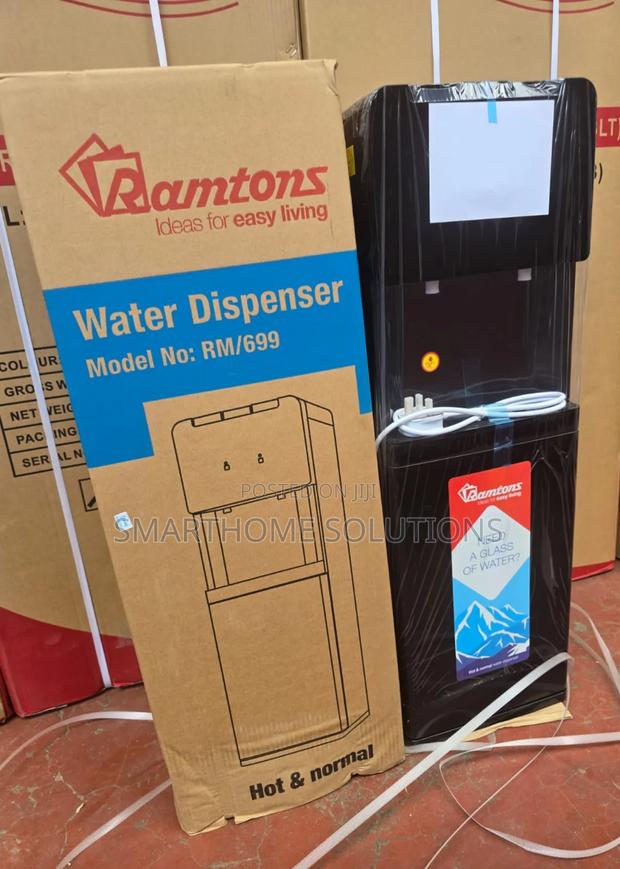 Black Ramtons Hot And Normal Standing Water Dispenser