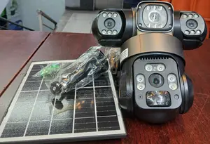 Triple Lens 4g Solar PTZ Camera With Long-Lasting Battery Life