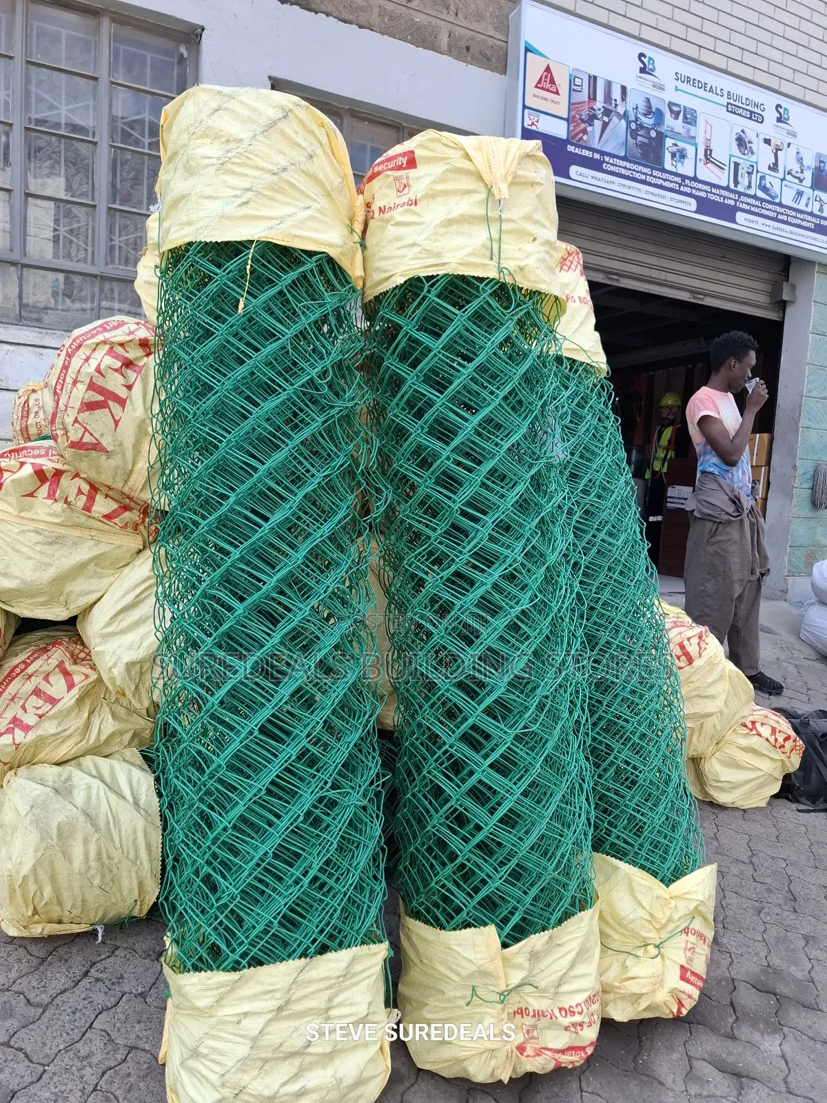 Anti-Rust PVC Chainlink Fencing Wire 6ft ×18mtrs