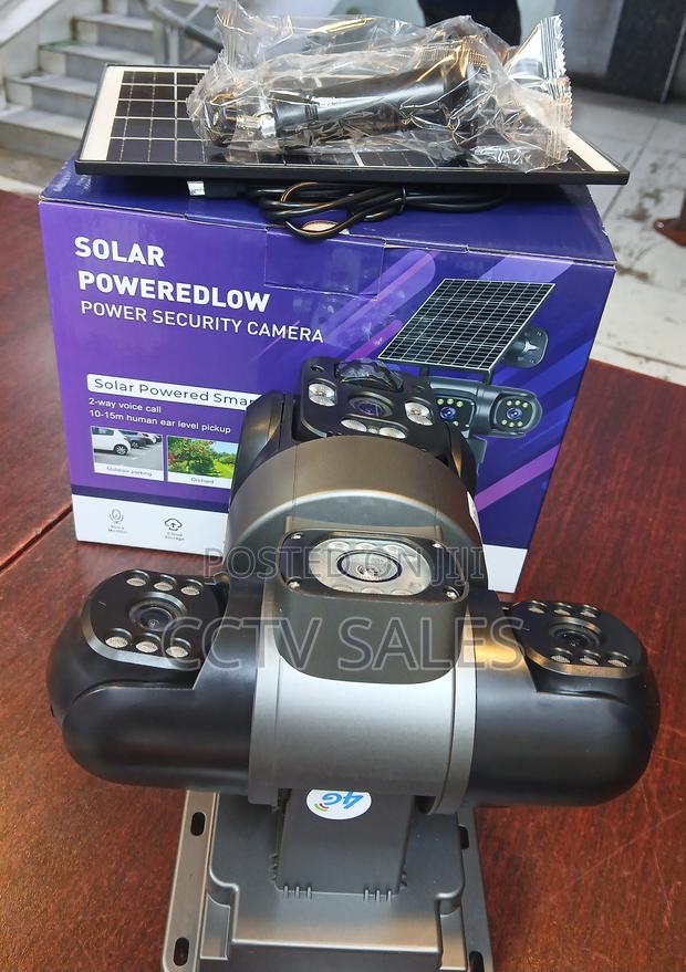 Triple Lens 4g CCTV Camera 3-Lens Outdoor CCTV Camera 6mp PTZ