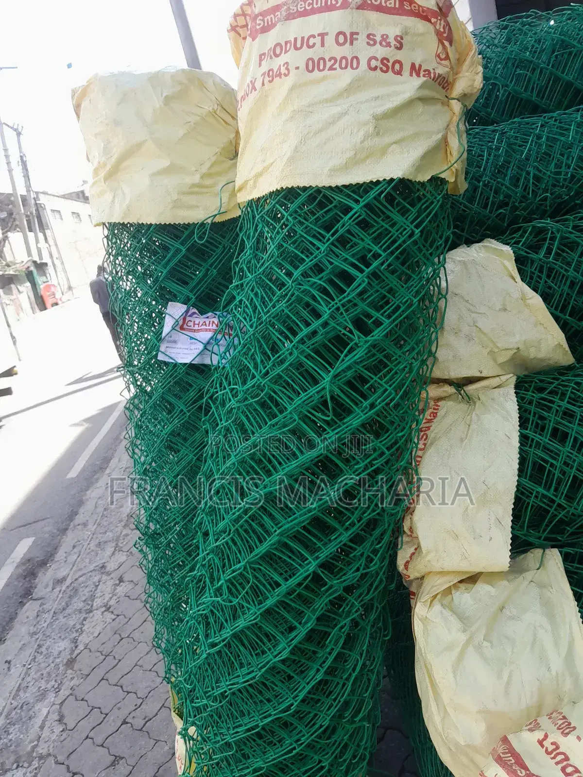 Green Coated PVC Chainling