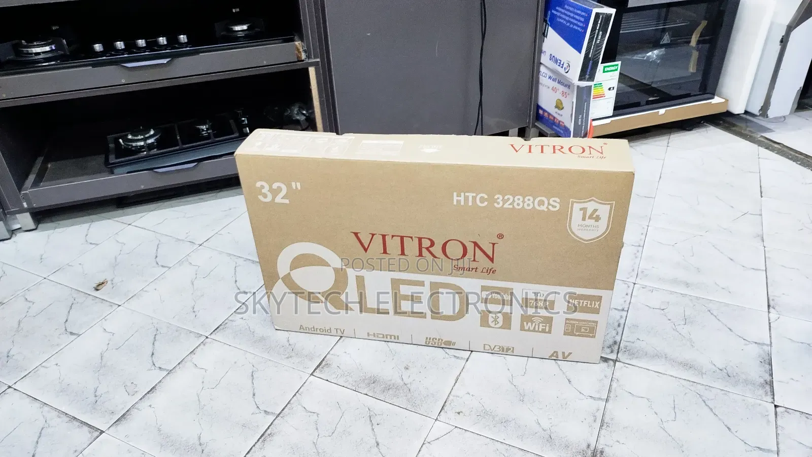 Vitron 32′′ 3288qfs Qled Smart Android Tv New 2025
