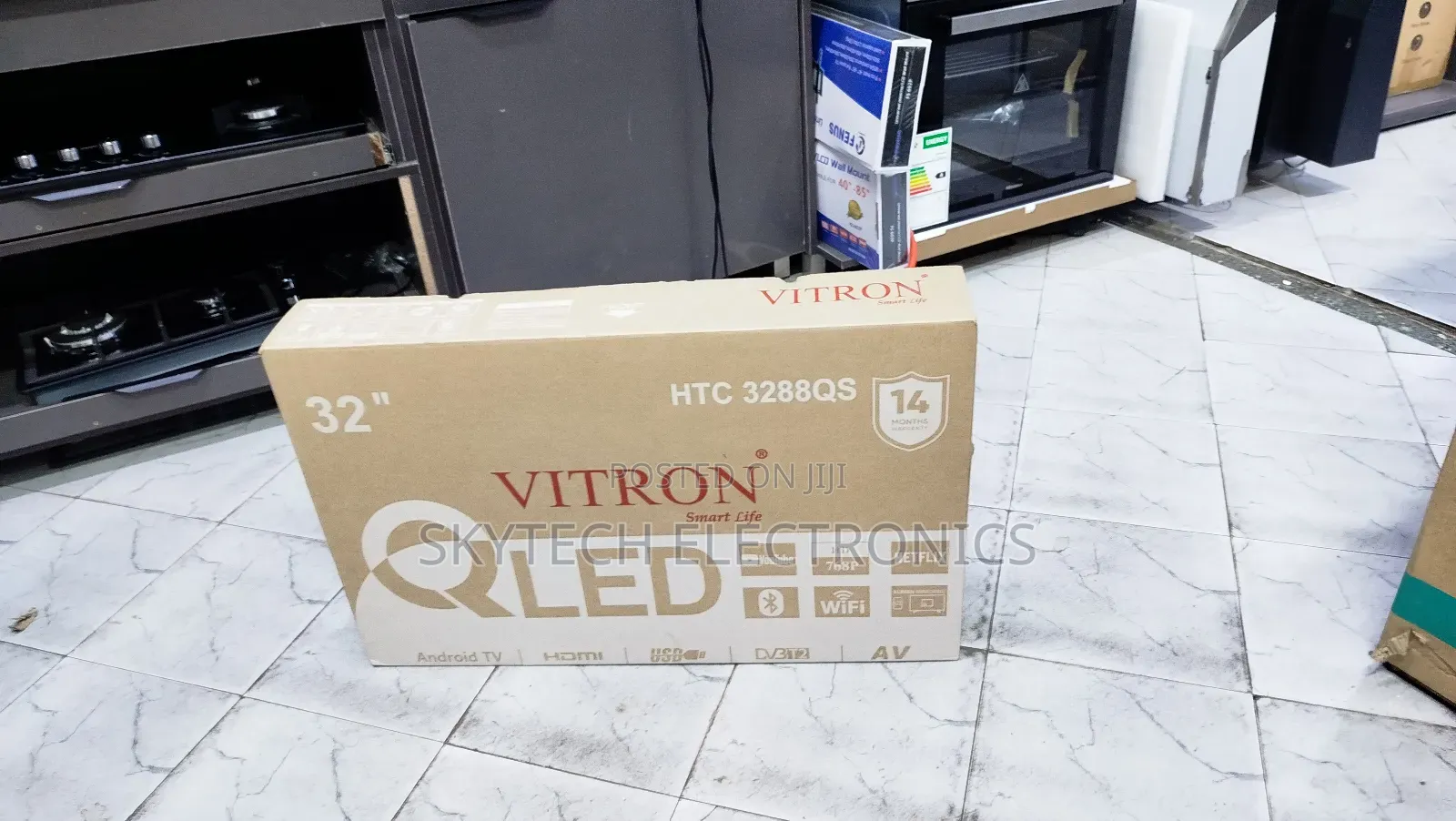 Vitron 32′′ 3288qfs Qled Smart Android Tv New 2025