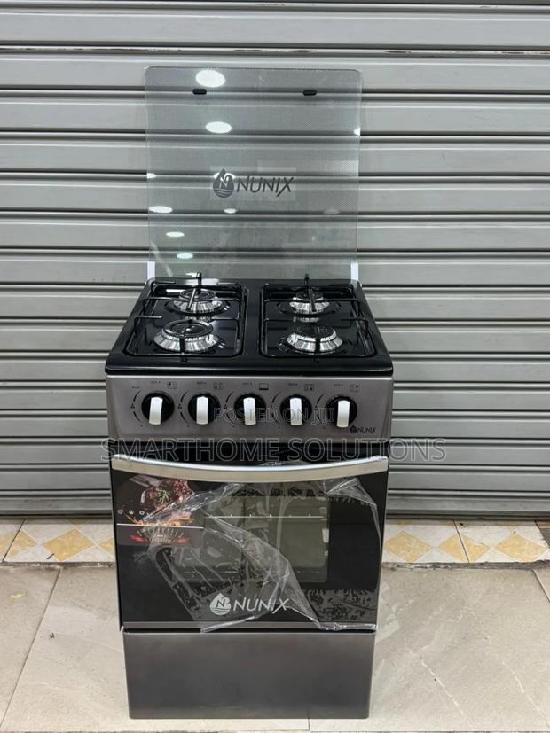 Nunix 4 Gas Standing Cooker With Oven