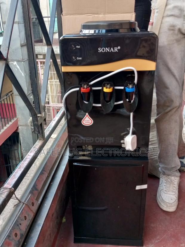 Hot/Cold Water! Black Sonar B7c 3-Tap Dispenser - Like New" - main view