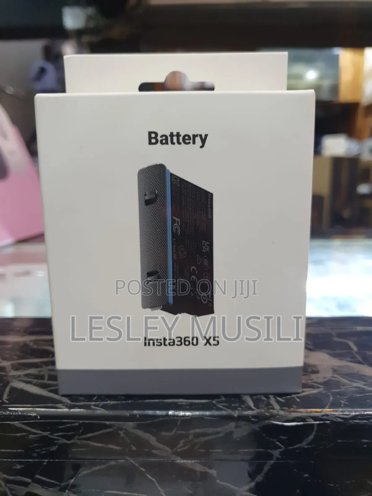 The Insta360 X5 Battery Is a 2400mah Lithium-Ion Battery