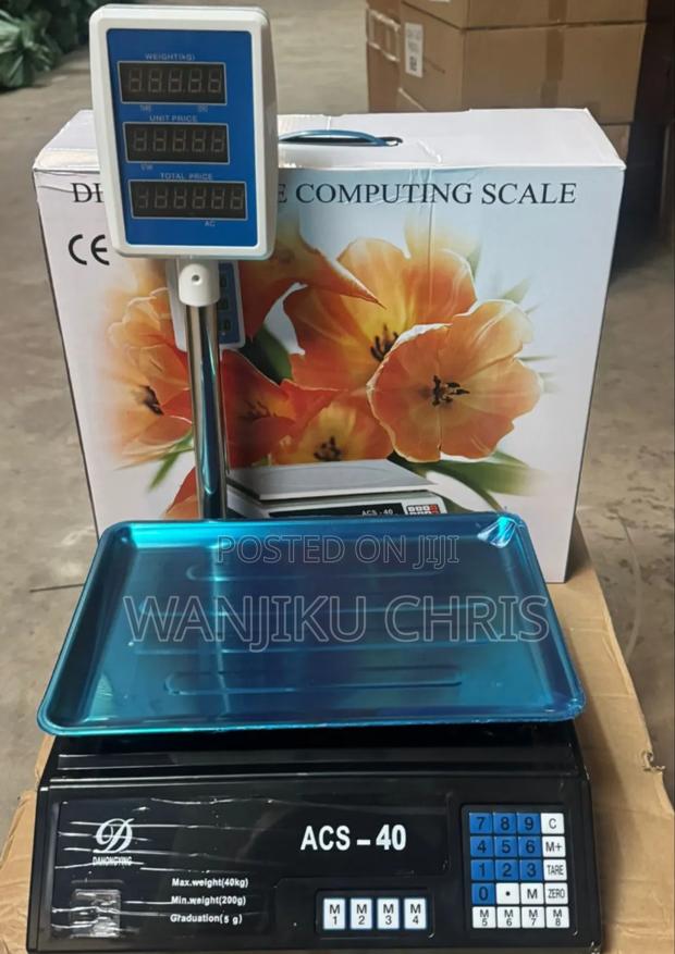 Max 40kg Weight Measuring Scale/40kg Commercial Scale