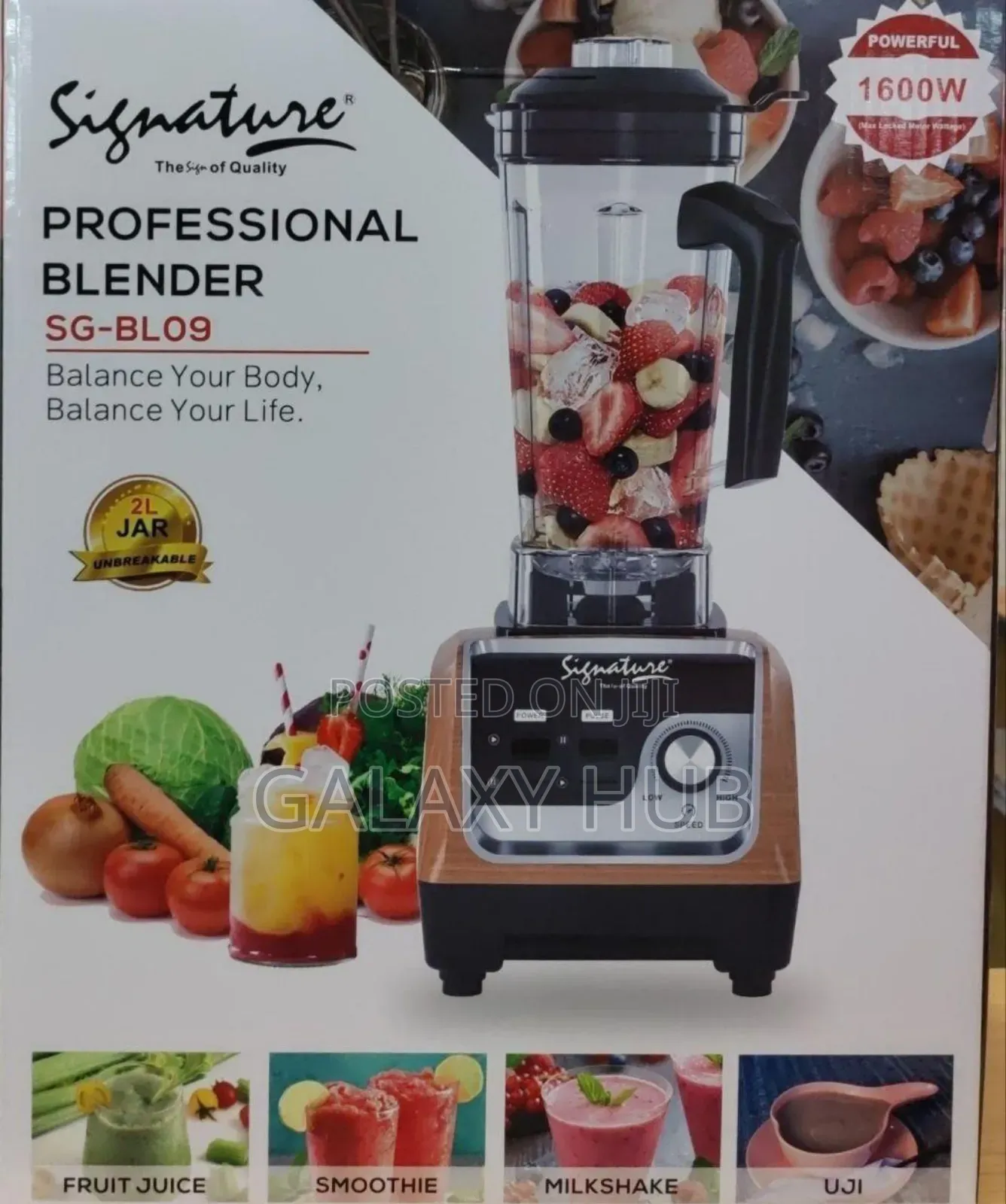 2 Litres 1600watts Signature Heavy Duty Commercial Blender