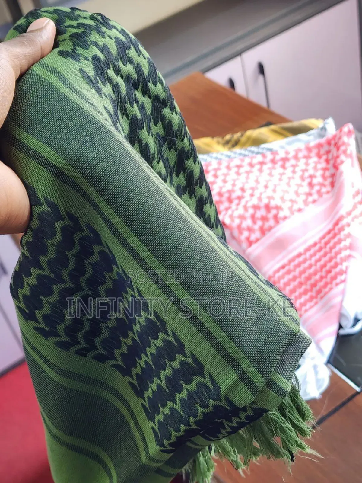 Arafat Keffiyeh Scarf 110×110 Cm