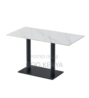 Home Table; Small Space-Saving Kitchen Table With Marble Top