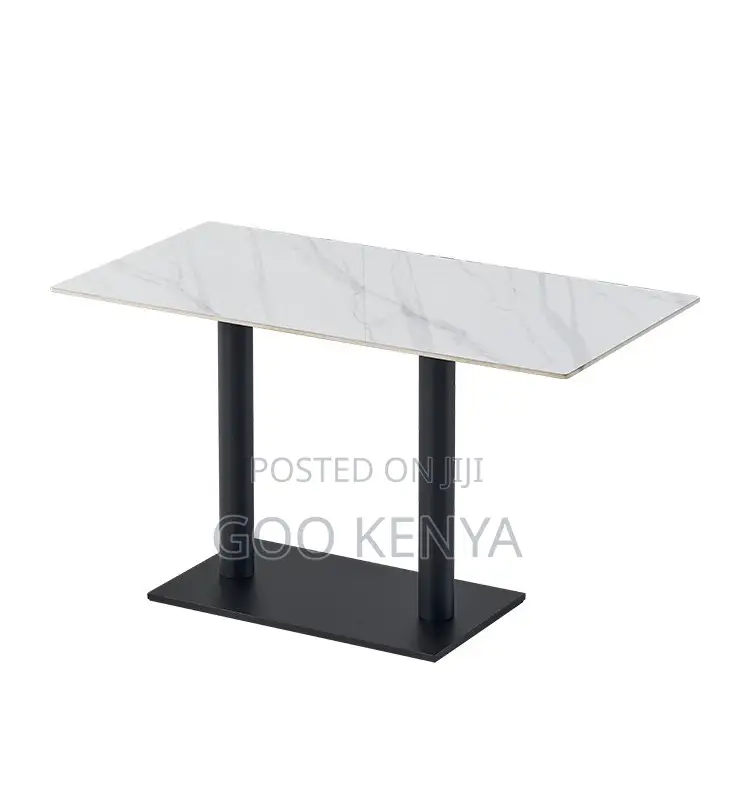 Home Table; Small Space-Saving Kitchen Table With Marble Top