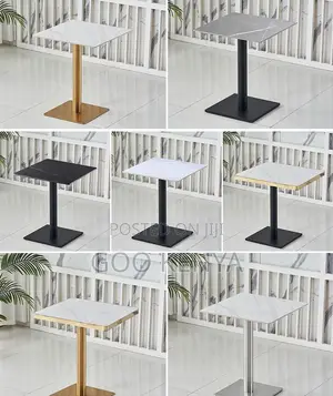 Home Table; Small Space-Saving Kitchen Table With Marble Top