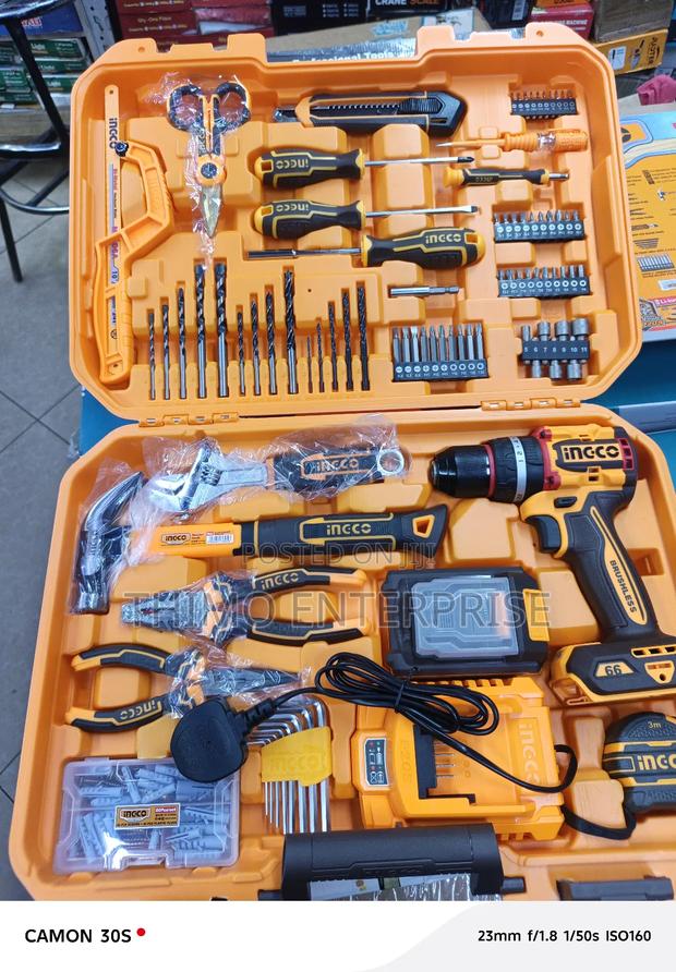 Ingco Cordless Drill Set - main view