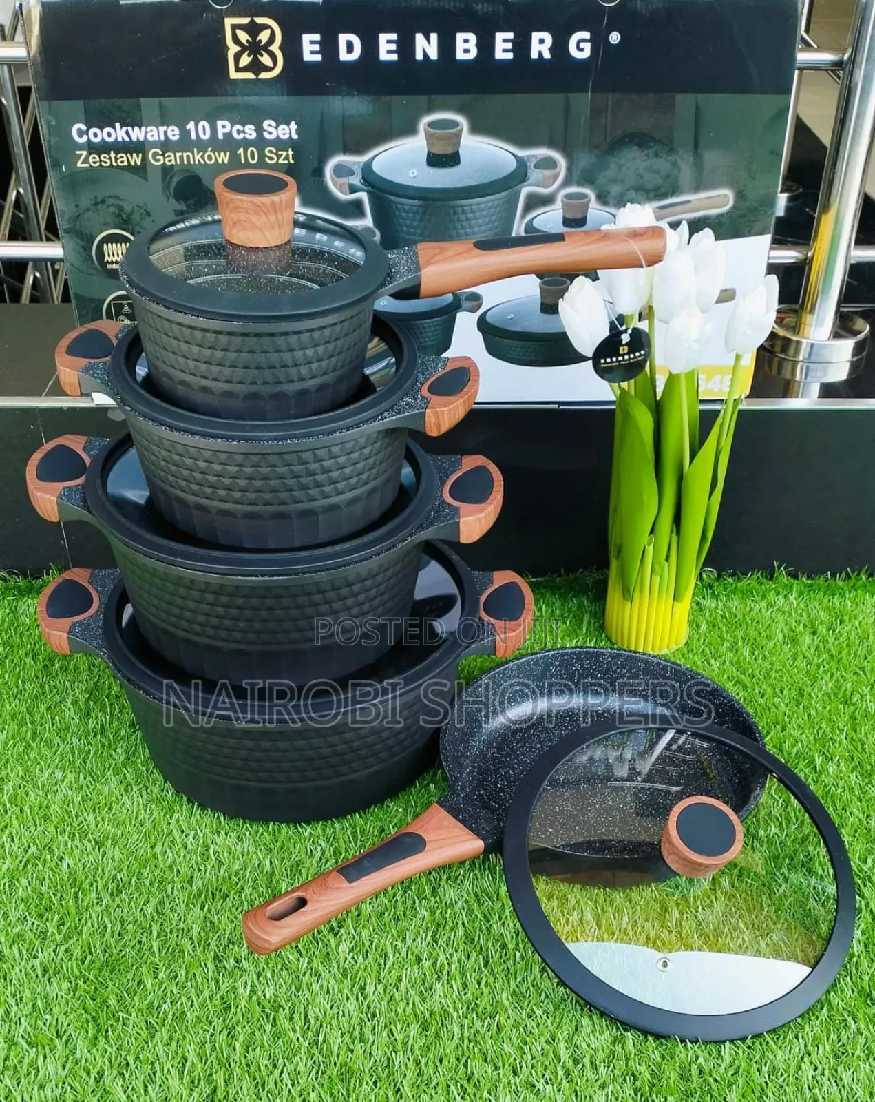 Edenberg Non- Stick Cookware 10pcs