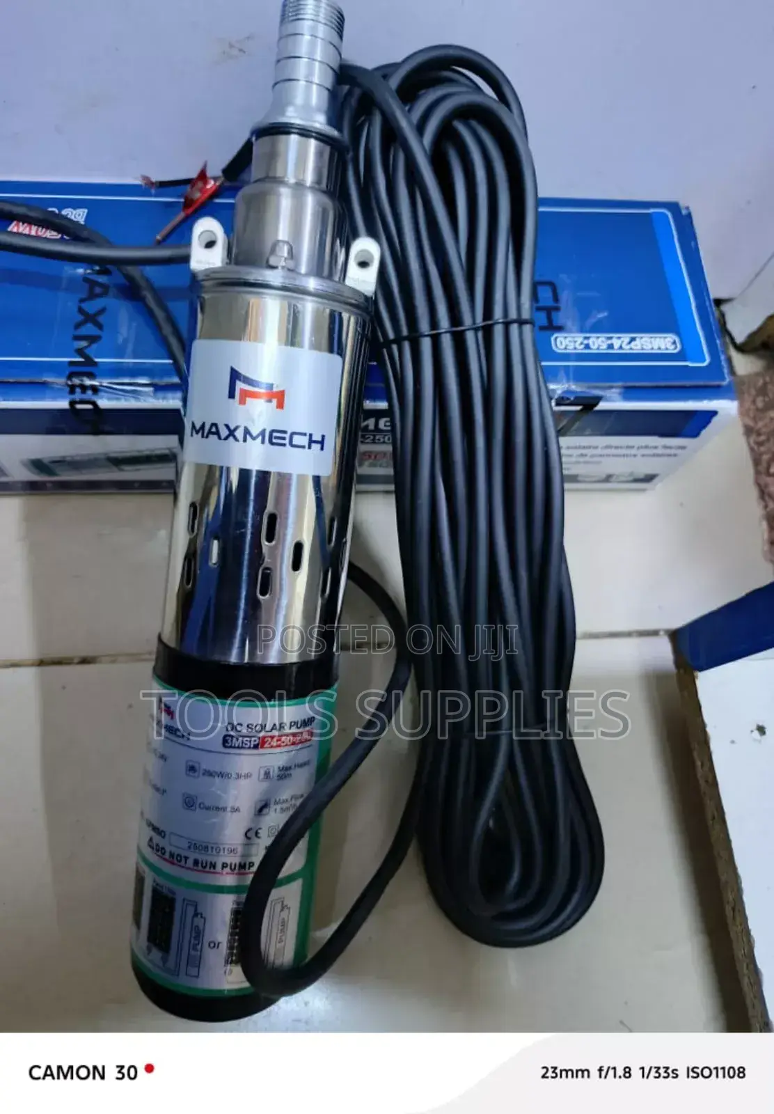 250 Watts Solar Submersible Pump
