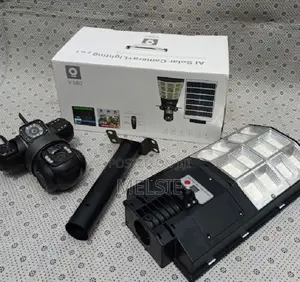 V380 Pro Dual Lens Ai Solar Camera + Lighting 2-in-1 Ai Smart