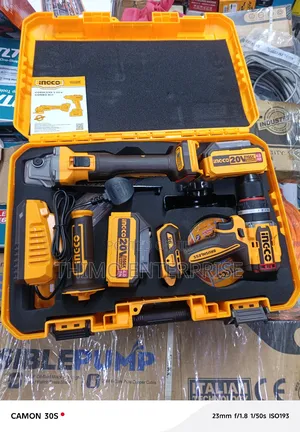 Cordless Grinder and Drill