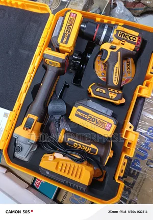 Cordless Grinder and Drill