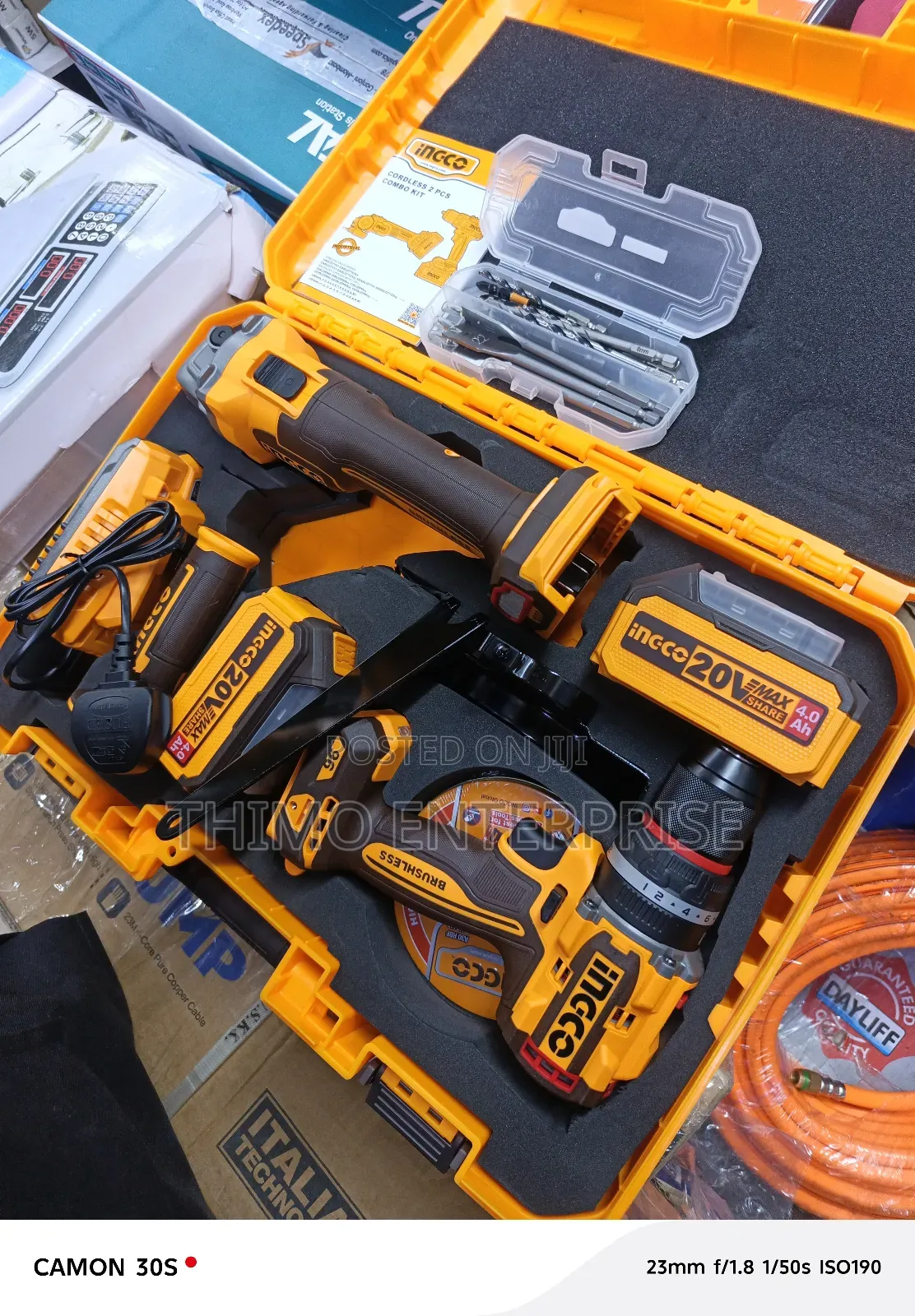 Cordless Impact Drill and Grinder