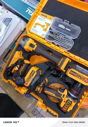 Cordless Impact Drill and Grinder
