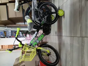 Premier Kids Bicycle 16 Inch – Black Yellow Bike With Basket